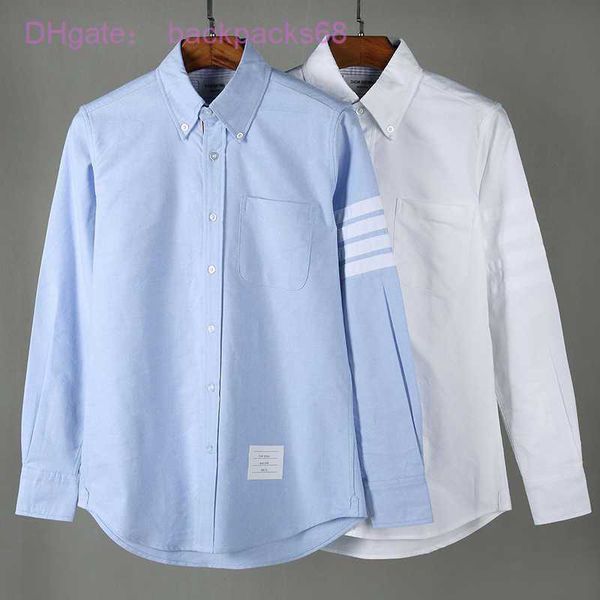 men's t-shirts fashion tb thom brand shirts men slim white long sleeve striped casual shirt turn down collar oxford solid clothing, White;black
men's t-shirts fashion tb thom brand shirts men slim white long sleeve striped casual shirt turn down collar oxford solid clothing, White;black
