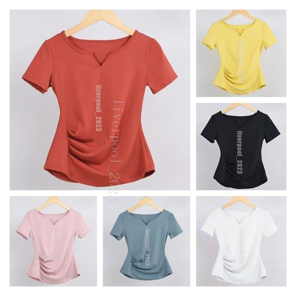 yoga outfits yoga suit short sleeved women's summer thin sports t-shirt, waist up, slimming professional running quick drying fitness, White;red
yoga outfits yoga suit short sleeved women's summer thin sports t-shirt, waist up, slimming professional running quick drying fitness, White;red