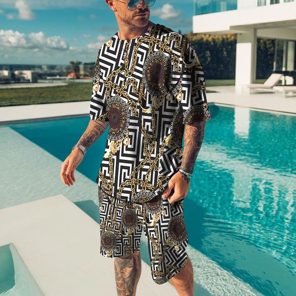 mens tracksuits summer fashion 2 piece set casual short sleeves luxury 3d print tshirtshorts pants suits male clothes 230414, Gray
mens tracksuits summer fashion 2 piece set casual short sleeves luxury 3d print tshirtshorts pants suits male clothes 230414, Gray