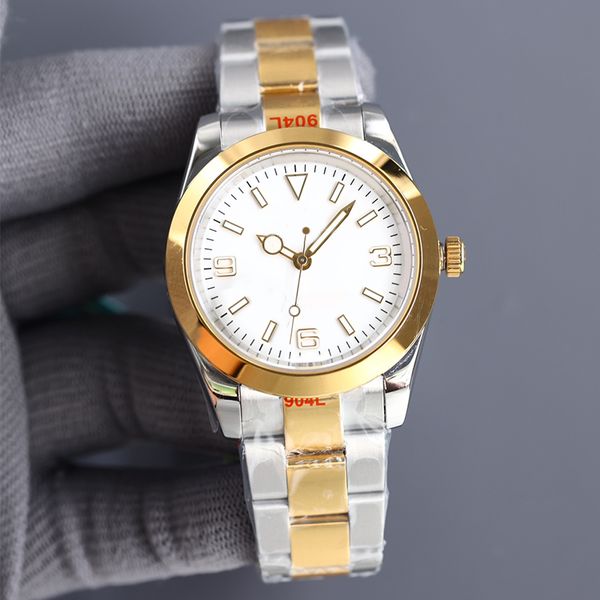 Mens watch designer watches high quality 40MM automatic mechanical watchs Movement 904L all-stainless steel Air king watch folding buckle sapphire factory watch, Split
Mens watch designer watches high quality 40MM automatic mechanical watchs Movement 904L all-stainless steel Air king watch folding buckle sapphire factory watch, Split