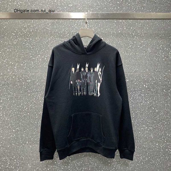 20ss model band p printed hoodies fashion pullover hooded sweatshirt men women high street hoodies size xs, Black
20ss model band p printed hoodies fashion pullover hooded sweatshirt men women high street hoodies size xs, Black