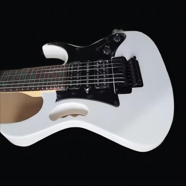 factory 7 strings white electric guitar with black hardware rosewood fretboard258
factory 7 strings white electric guitar with black hardware rosewood fretboard258