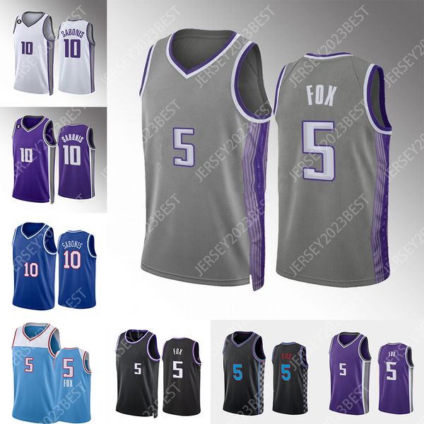 custom deaaron 5 fox basketball jerseys 10 sabonis holmes xs-4xl men women youth black white city shirt, Black;red
custom deaaron 5 fox basketball jerseys 10 sabonis holmes xs-4xl men women youth black white city shirt, Black;red