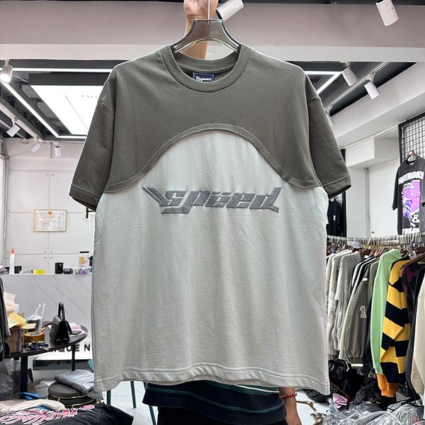 patchwork tees t-shirts mens oversized shirt suprior foam letter printed eur size heavy fabic tshirts real pics 23fw, Black;brown
patchwork tees t-shirts mens oversized shirt suprior foam letter printed eur size heavy fabic tshirts real pics 23fw, Black;brown