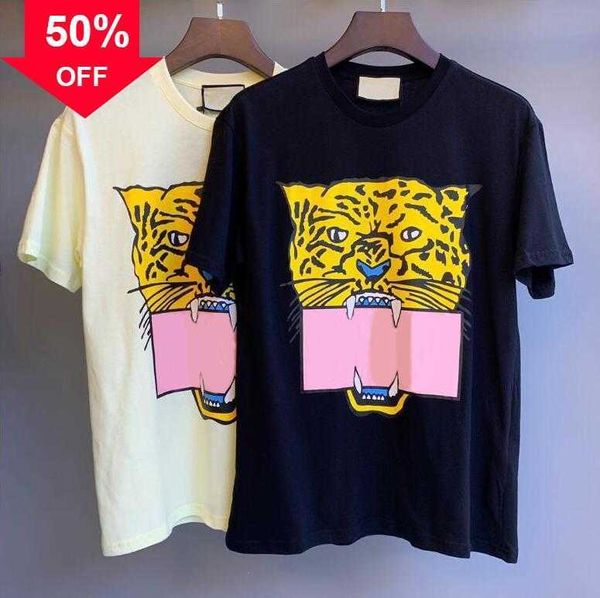 men's polos summer shirt for women mens with letters animal printted designer short sleeve lady tee casual clothing 2 colors m-2xl s to, White;black 
men's polos summer shirt for women mens with letters animal printted designer short sleeve lady tee casual clothing 2 colors m-2xl s to, White;black
