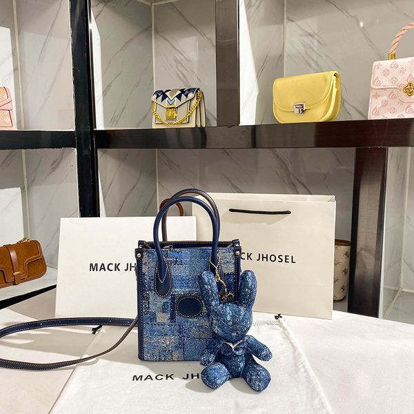 fashion denim bag handheld 2023 popular one shoulder portable rabbit small square bag
fashion denim bag handheld 2023 popular one shoulder portable rabbit small square bag