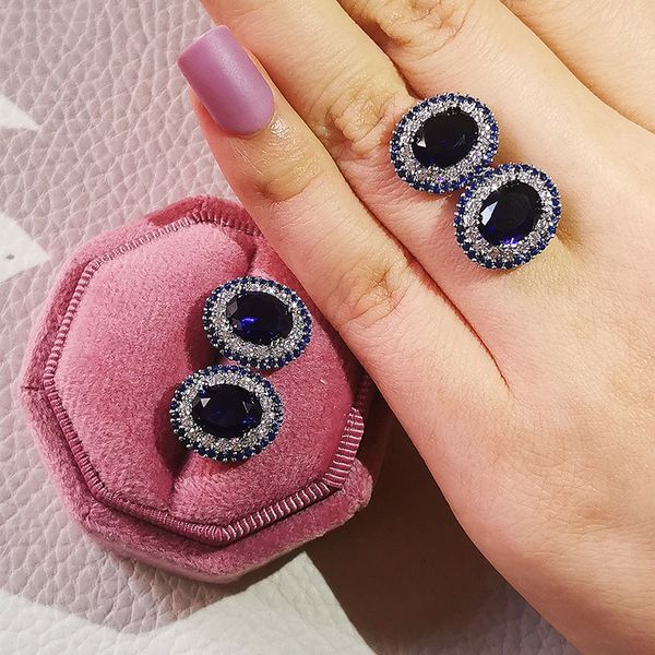princess diana lab sapphire stud earring 925 sterling silver jewelry engagement wedding earrings for women charm promise gift, Golden;silver
princess diana lab sapphire stud earring 925 sterling silver jewelry engagement wedding earrings for women charm promise gift, Golden;silver