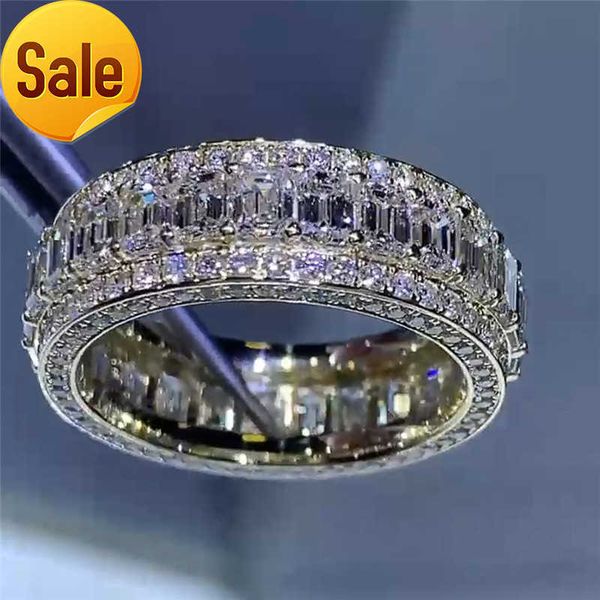 choucong brand luxury jewelry 925 sterling silver fill full t princess cut white z cz diamond gemstones party moissanite women wedding band, Slivery;golden
choucong brand luxury jewelry 925 sterling silver fill full t princess cut white z cz diamond gemstones party moissanite women wedding band, Slivery;golden