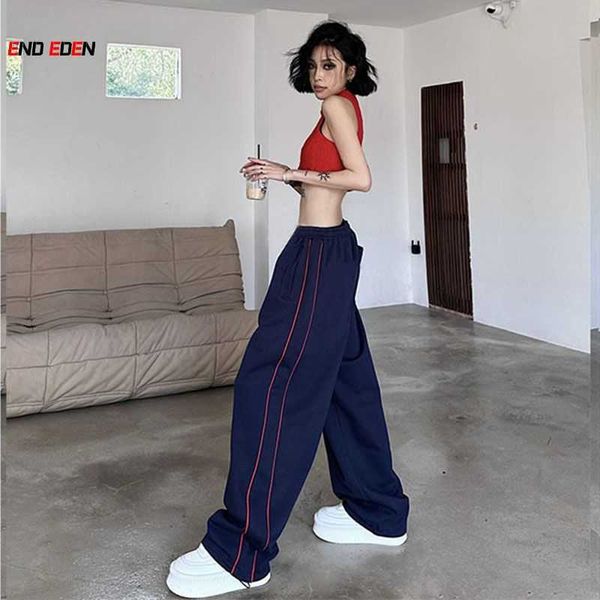men's women's oversize pants end eden high street drawstring sports women's spring/summer loose and slim jazz dance wide leg, Black;white
men's women's oversize pants end eden high street drawstring sports women's spring/summer loose and slim jazz dance wide leg, Black;white