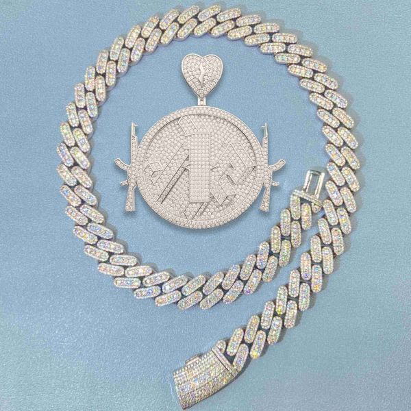 hip hop jewelry men moissanite diamond necklace cuban link chain 925 sterling silver necklace
hip hop jewelry men moissanite diamond necklace cuban link chain 925 sterling silver necklace