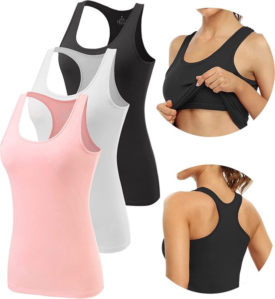 vislivin womens tank with shelf bra racerback tank stretch undershirts 3 packs, Red;black
vislivin womens tank with shelf bra racerback tank stretch undershirts 3 packs, Red;black