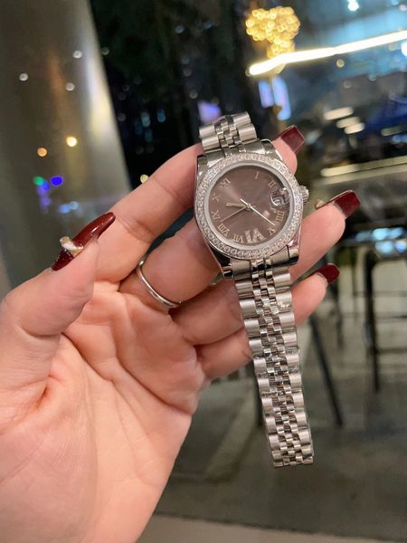 watch automatic mechanical womens watches 31mm silver wristband waterproof all stainless steel wristband fashion designer wristwatch a33, Slivery;brown
watch automatic mechanical womens watches 31mm silver wristband waterproof all stainless steel wristband fashion designer wristwatch a33, Slivery;brown