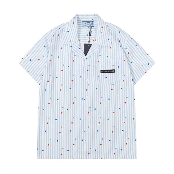 mens casual shirt fashion burbereys mens striped plaid print camisas de hombre lapel short sleeved cotton banquet breathable and comfortable, White;black
mens casual shirt fashion burbereys mens striped plaid print camisas de hombre lapel short sleeved cotton banquet breathable and comfortable, White;black