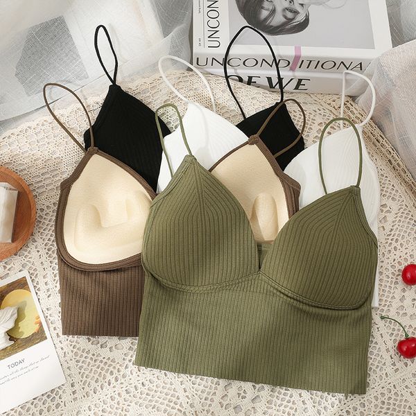 camisoles tanks knitted binder chest woman tank spaghetti strap corset crop camis with built in bras korean fashion camisole 230414, Black;white
camisoles tanks knitted binder chest woman tank spaghetti strap corset crop camis with built in bras korean fashion camisole 230414, Black;white