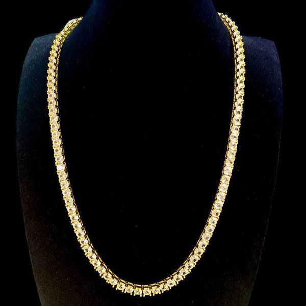 18k yellow gold plated cubic zirconia copper tennis chain jewelry diamond hip hop link chain necklace, Silver
18k yellow gold plated cubic zirconia copper tennis chain jewelry diamond hip hop link chain necklace, Silver
