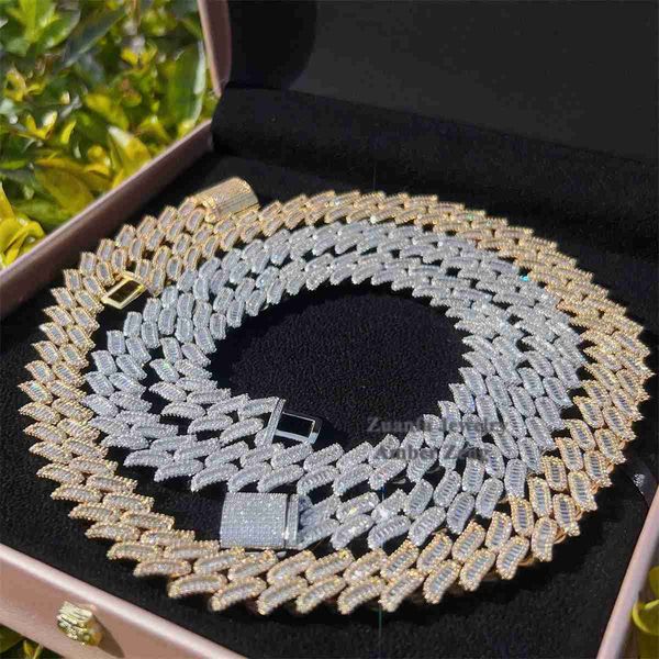 moissanite hip hop jewelry pass diamond tester hip hop iced out diamond moissanite 15mm spiked cuban chain, Silver
moissanite hip hop jewelry pass diamond tester hip hop iced out diamond moissanite 15mm spiked cuban chain, Silver