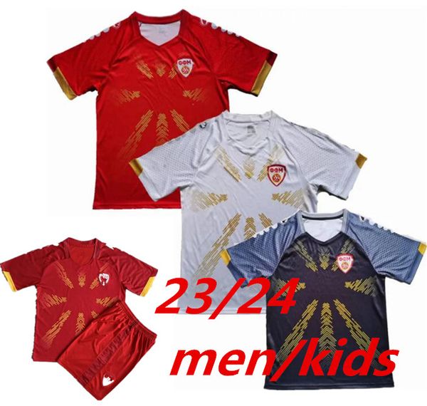 2023 north macedonia soccer jerseys elmas alioski pandev trajkovski jahovic ristovski musliu 2022 2024 national team home away 3rd men kit f, Black;yellow
2023 north macedonia soccer jerseys elmas alioski pandev trajkovski jahovic ristovski musliu 2022 2024 national team home away 3rd men kit f, Black;yellow