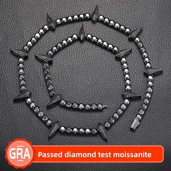 passed test 5mm 16-24inch 925 sterling silver black moissanite diamond tennis chain necklace for men women nice gift
passed test 5mm 16-24inch 925 sterling silver black moissanite diamond tennis chain necklace for men women nice gift