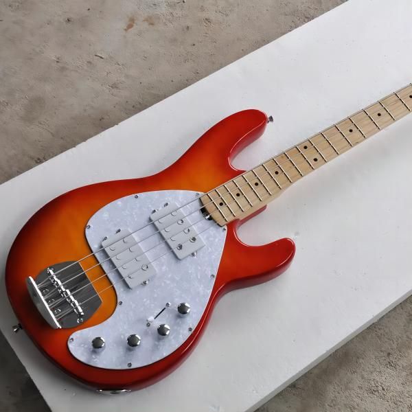 factory 4 strings cherry sunburst electric bass guitar with active pickups maple fretboard258
factory 4 strings cherry sunburst electric bass guitar with active pickups maple fretboard258