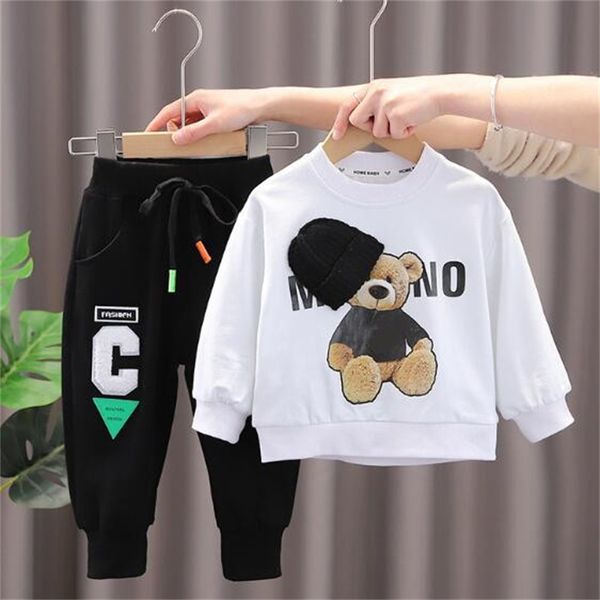 spring autumn kids baby clothing sets cotton cartoon sweatshirt with pants two-piece set boys girls tracksuit children clothes, White
spring autumn kids baby clothing sets cotton cartoon sweatshirt with pants two-piece set boys girls tracksuit children clothes, White
