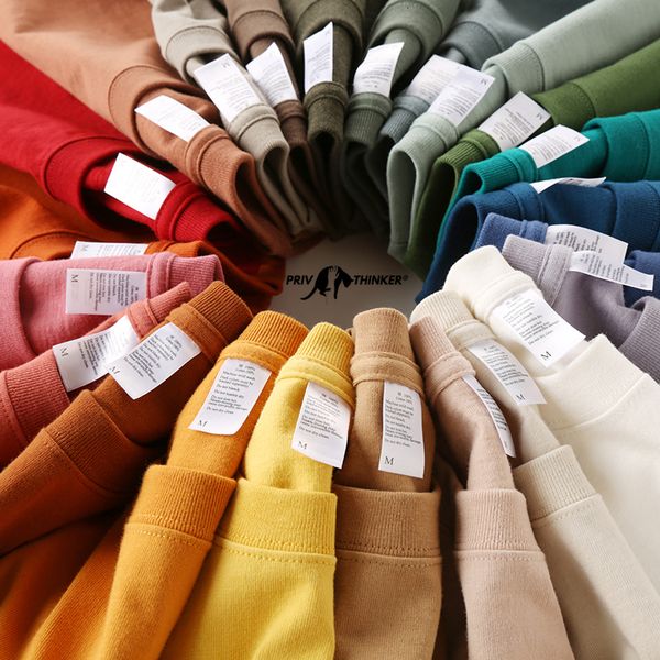 men's t-shirts privathinker y2k solid color t shirts men korean casual quality tshirts summer basic cotton brand tees t-shirt 230414, White;black
men's t-shirts privathinker y2k solid color t shirts men korean casual quality tshirts summer basic cotton brand tees t-shirt 230414, White;black