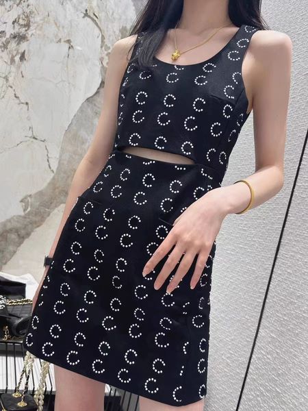 chan2023 summer dresses for women new hollow out dresses dinner dress letter sling dress party dresses fashion grade logo dress birthday mot, White;black
chan2023 summer dresses for women new hollow out dresses dinner dress letter sling dress party dresses fashion grade logo dress birthday mot, White;black