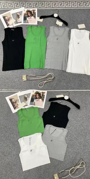 designer womens t shirts cropped women knits tee knitted sport tank woman vest tees sleeveless femme nylon women, White
designer womens t shirts cropped women knits tee knitted sport tank woman vest tees sleeveless femme nylon women, White