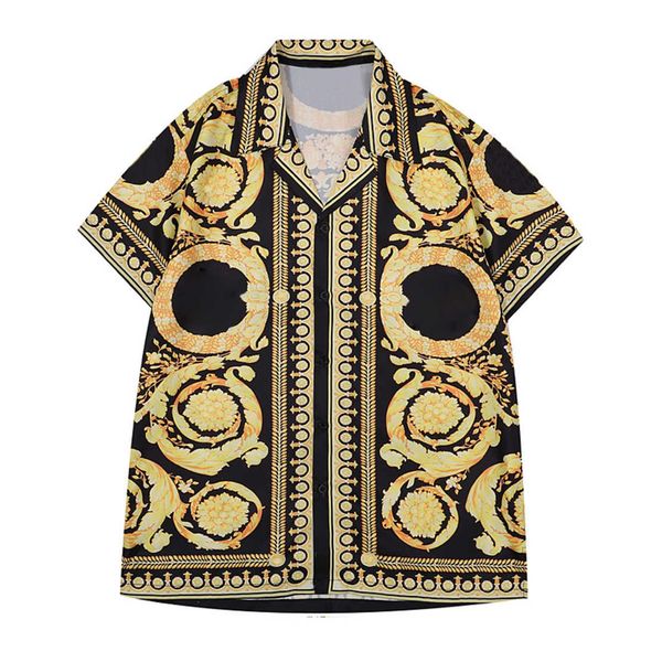 bowling fashion hawaii floral letter print beach shirts men's designer silk versage shirt casual vercace shirts men summer short sleeve, White;black
bowling fashion hawaii floral letter print beach shirts men's designer silk versage shirt casual vercace shirts men summer short sleeve, White;black