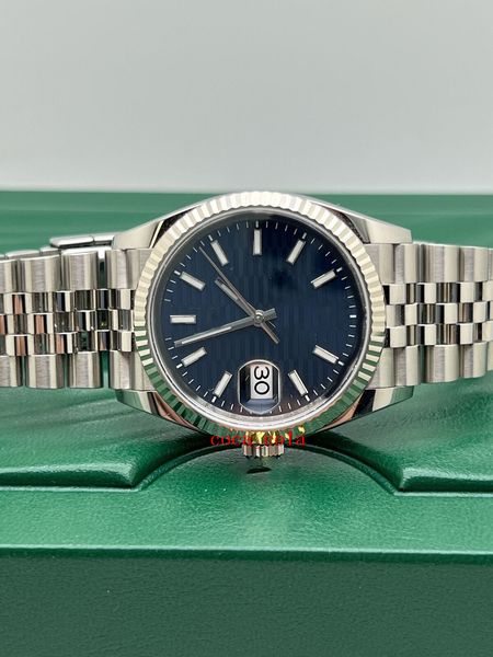 brand 41mm new watch 2023 motif blue dial jubilee full set unworn sapphire glass mechanical automatic men's wristwatches, Slivery;brown
brand 41mm new watch 2023 motif blue dial jubilee full set unworn sapphire glass mechanical automatic men's wristwatches, Slivery;brown