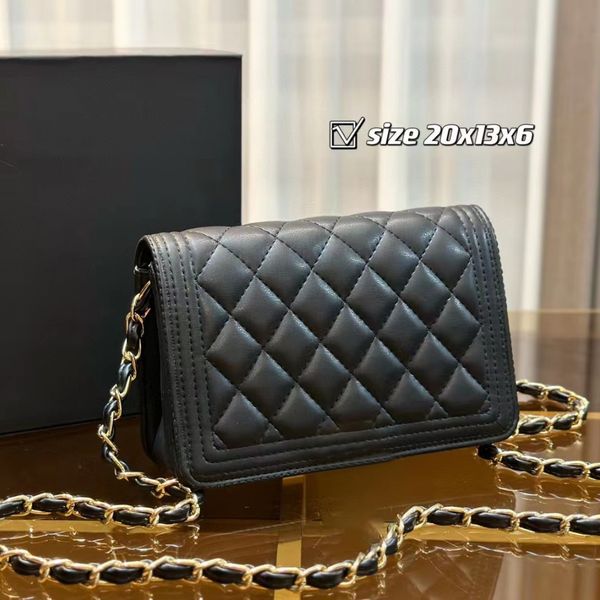 fashion vintage classic chain flap bag small crossbody designer bags black quilted leather trendy shoulder handbags luxuries designers women
fashion vintage classic chain flap bag small crossbody designer bags black quilted leather trendy shoulder handbags luxuries designers women