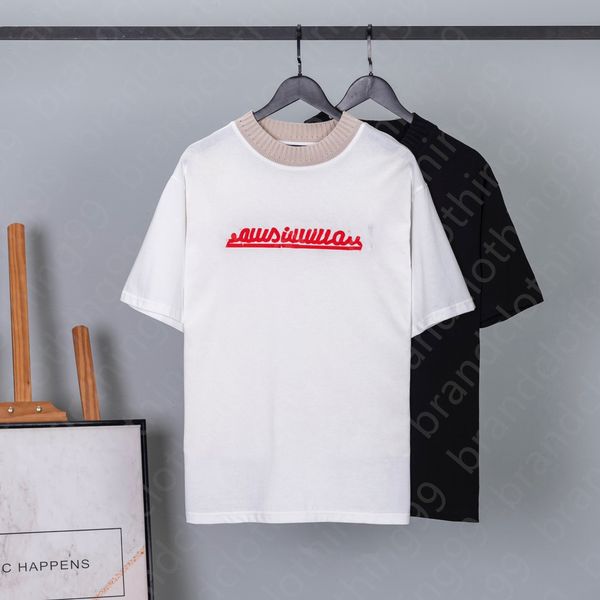 fashion men's t-shirts designer short sleeves luxury v letter embroidery clothes summer leisure breathable clothing, White;black
fashion men's t-shirts designer short sleeves luxury v letter embroidery clothes summer leisure breathable clothing, White;black