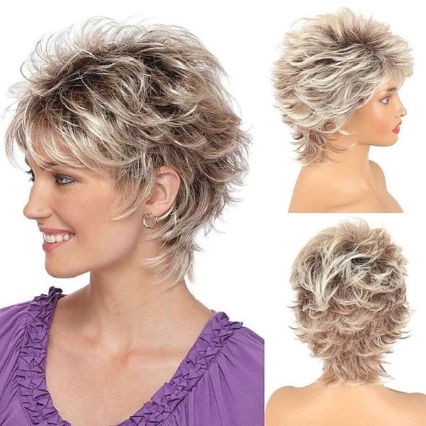 europe and the united states elderly wig, graying white wig cap, ladies short curly chemical fiber head cap, Black
europe and the united states elderly wig, graying white wig cap, ladies short curly chemical fiber head cap, Black