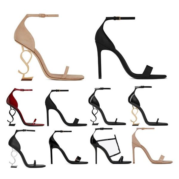 yslity with box opyum high heels designer women sandals open toe stiletto heel classic metal letters sandal fashion stylist shoe with yslity, Black
yslity with box opyum high heels designer women sandals open toe stiletto heel classic metal letters sandal fashion stylist shoe with yslity, Black