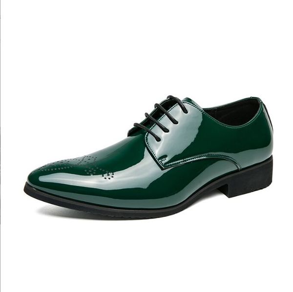 nice men brown leather oxford dress shoes pointed toe derby wedding for business special design crocodile grain genuine sapatos boots, Black
nice men brown leather oxford dress shoes pointed toe derby wedding for business special design crocodile grain genuine sapatos boots, Black