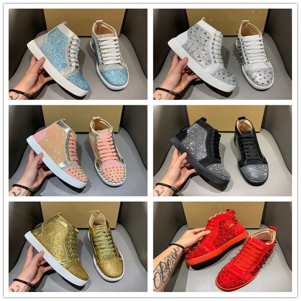 luxury designer casual shoes red shoes high flat spikes black blue suede silver diamond men's and women's ball wedding shoes sneak
luxury designer casual shoes red shoes high flat spikes black blue suede silver diamond men's and women's ball wedding shoes sneak
