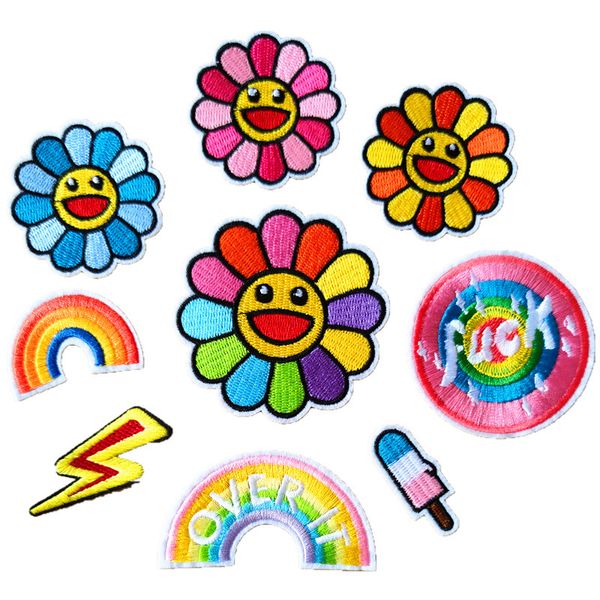 1piece sewing notions pink patches sew iron on sun flower for cloth embroidery appliques clothing garment accessories badges sticker, Black
1piece sewing notions pink patches sew iron on sun flower for cloth embroidery appliques clothing garment accessories badges sticker, Black