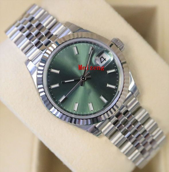 luxury wristwatch datejust 278274 mint green dial 36mm stainless steel & 18k white gold men women's automatic watch, Slivery;brown
luxury wristwatch datejust 278274 mint green dial 36mm stainless steel & 18k white gold men women's automatic watch, Slivery;brown