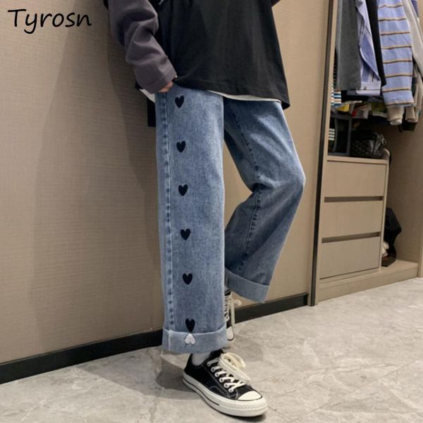 jeans women jeans love embroidery harajuku sweet high waist fashionable wide leg denim trousers leisure teens vintage streetwear s5xl, Blue
jeans women jeans love embroidery harajuku sweet high waist fashionable wide leg denim trousers leisure teens vintage streetwear s5xl, Blue