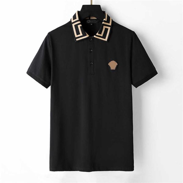 short versage vercace sleeve designer fashion collar business clothing details polo hugos polo embroidered shirt mensm ulticolormu lticolors, White;black
short versage vercace sleeve designer fashion collar business clothing details polo hugos polo embroidered shirt mensm ulticolormu lticolors, White;black