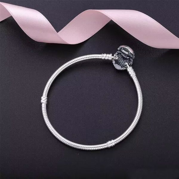 authentic 925 sterling silver heart-shaped bracelet box fit pandora diy bracelet making beaded jewelry bracelets real silver bracelets for w, Black
authentic 925 sterling silver heart-shaped bracelet box fit pandora diy bracelet making beaded jewelry bracelets real silver bracelets for w, Black