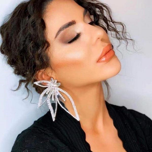 wind exaggerated claw chain charm series alloy diamond rhinestone full diamond flower earrings women creative retro fashion earrings, Golden
wind exaggerated claw chain charm series alloy diamond rhinestone full diamond flower earrings women creative retro fashion earrings, Golden