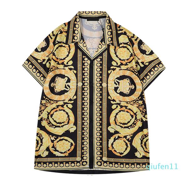 men's versage shirt vercace silk fashion hawaiian hawaii designer floral bowling print casual beach shirts tshirts men summer short sle, White;black
men's versage shirt vercace silk fashion hawaiian hawaii designer floral bowling print casual beach shirts tshirts men summer short sle, White;black