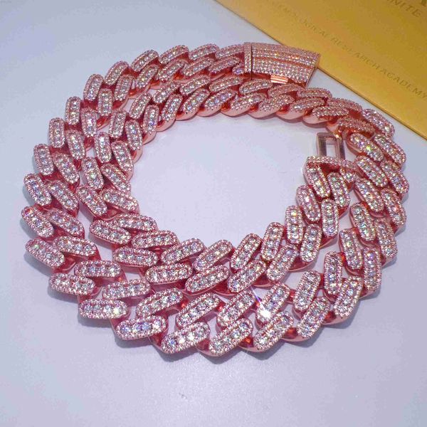 rose gold moissanite cuban link s925 15mm wide miami cuban chain necklace with gra certificate, Silver
rose gold moissanite cuban link s925 15mm wide miami cuban chain necklace with gra certificate, Silver