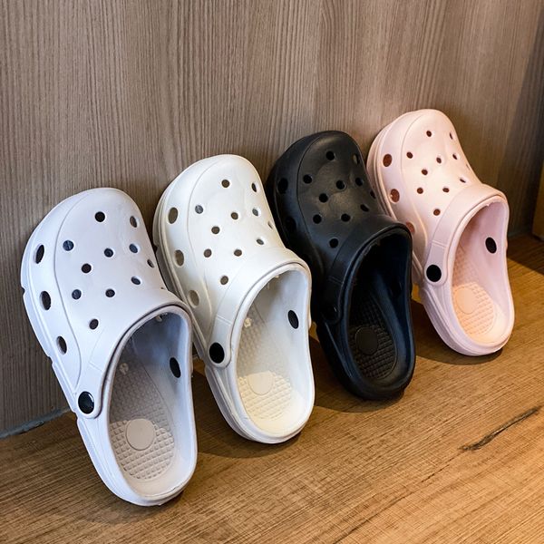 designer slippers women hole shoes new trend ins nurses wear light soft-soled sandals beach seaside, Black
designer slippers women hole shoes new trend ins nurses wear light soft-soled sandals beach seaside, Black