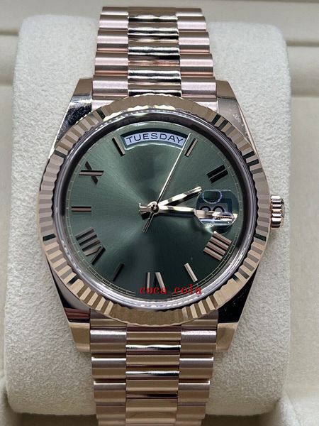 counter quality watch brand new sapphire olive green 18k rose gold automatic mechanical bracelet men's watches waterproof wristwatches, Slivery;brown
counter quality watch brand new sapphire olive green 18k rose gold automatic mechanical bracelet men's watches waterproof wristwatches, Slivery;brown