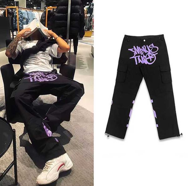 men's plus size pants cargo minus two harajuku casual loose punk rock straight wide leg trouser streetwear y2k pant retro street trend, Black
men's plus size pants cargo minus two harajuku casual loose punk rock straight wide leg trouser streetwear y2k pant retro street trend, Black