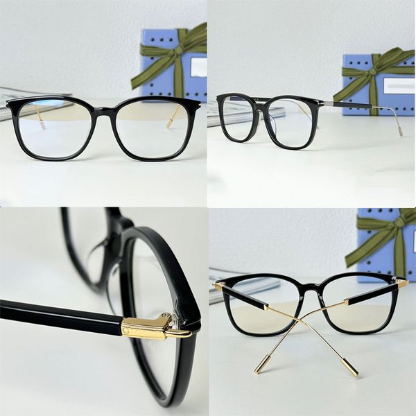 Fashion Oval Acetate Frame Designer Eyeglasses Mens and Womens Metal Plate Spliced Mirror Legs GG1276OA Transparent Blue Light Proof Eyewear Library Outdoor
Fashion Oval Acetate Frame Designer Eyeglasses Mens and Womens Metal Plate Spliced Mirror Legs GG1276OA Transparent Blue Light Proof Eyewear Library Outdoor