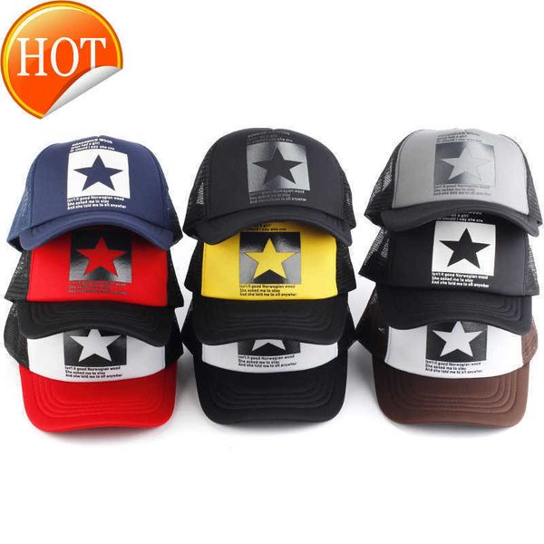 new spring and summer multicolor lovers baseball cap hip hop hollow hat men's and women's five pointed star net hat sun hat, Blue;gray
new spring and summer multicolor lovers baseball cap hip hop hollow hat men's and women's five pointed star net hat sun hat, Blue;gray