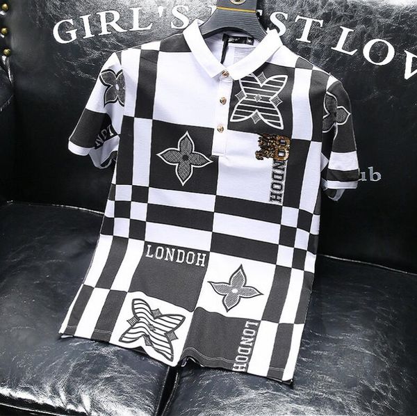 men's t-shirts designer 2023 summer new lapel short sleeve t-shirt men polo shirt slim fashion business half sleeve shirt top, White;black
men's t-shirts designer 2023 summer new lapel short sleeve t-shirt men polo shirt slim fashion business half sleeve shirt top, White;black