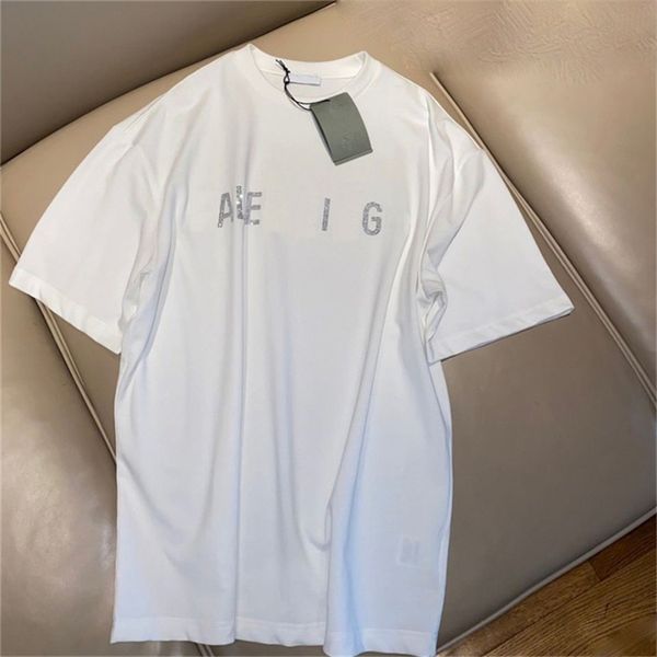 fashion mens designer t shirt women designers tshirt tees apparel man s casual chest diamond setting letter shirt clothing polos sleeve wom, White;black
fashion mens designer t shirt women designers tshirt tees apparel man s casual chest diamond setting letter shirt clothing polos sleeve wom, White;black
